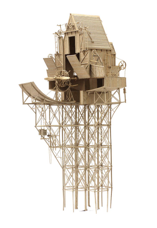 Illustration for article titled Intricate Cardboard Models of Theoretical Flying Machines